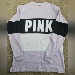 Gently Used PINK tunic length long sleeve tshirt